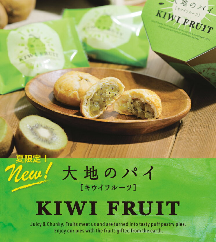 【春華堂公式】大地のパイ キウイ 3個入BAG/キウイ フルーツ お菓子 焼き菓子 プチギフト　洋菓子 個包装 お礼 かわいい　スイーツ ギフト 手土産 挨拶 静岡 静岡土産 お土産 小分け ギフト 常温便