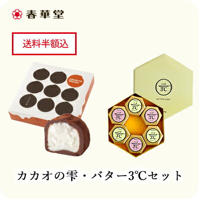 【送料半額込】カカオの雫・バター3℃セット/バレンタイン ホワイトデー プチギフトお菓子 洋菓子 スイーツ チョコレート セット バター チョコレート菓子 土産 お土産 手土産 ギフト 贈り物 冷凍便 人気 送料半額 送料込み お得のサムネイル