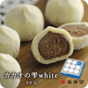 当店リピート率NO.1 カカオの雫 white　9ヶ入｜バレンタイン　ホワイトデー プチギフト お菓子 洋菓子 スイーツ チョコレート菓子 カカオの ココアの 生クリーム ガナッシュ バレンタインデー トリュフ 土産 お土産 手土産 ギフト 贈り物 冷凍便 人気