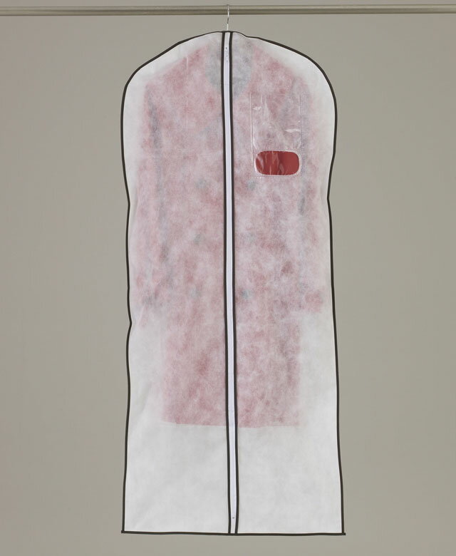 センターファスナーカバー L 2枚入【洋服カバー 衣装カバー 衣類カバー 衣類収納 クローゼット収納 衣替え】