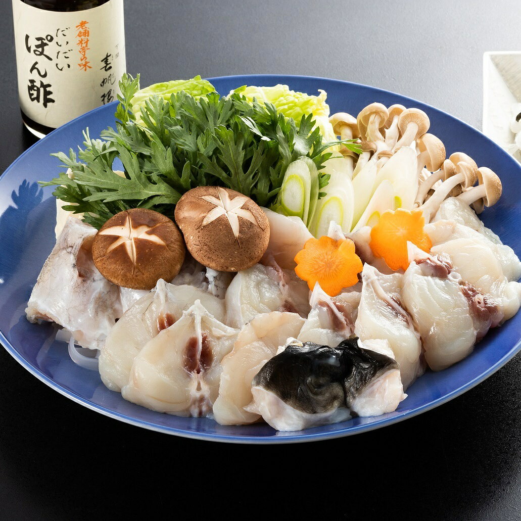 【下関春帆楼公式】とらふぐちり鍋セット（4人前） shunpanro-shop-10000007 春帆楼ふぐの通販 楽天市場店 サンプル画像2