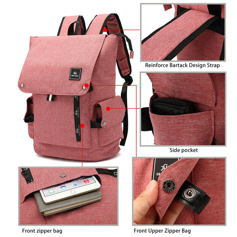 Bolsa de viaje de mochila de moda de mochila de mochila de mochila de mochila de mochila de mochila de mochila de mochila de mochila de 15,6 pulgadas — vista 3