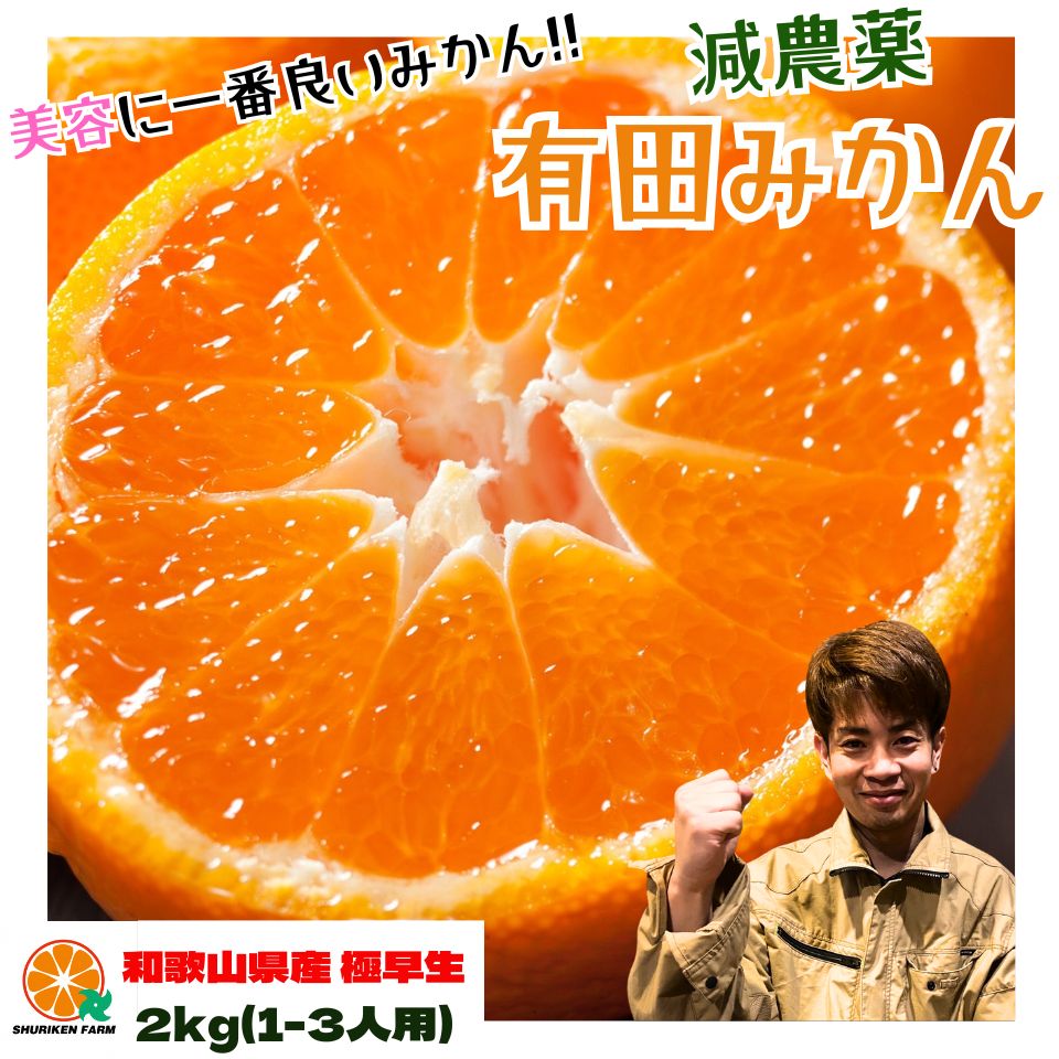 【ブラックフライデーで更に10%OFF】3360円→2280円!有田みかん 極早生 由良早生 早生 数量限定 【減農薬】和歌山 甘い おいしい 濃い みかん 産...