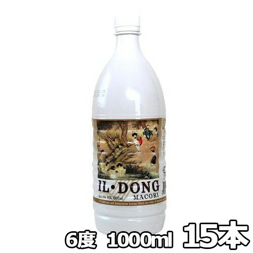 【送料無料】一東 マッコリ 1000ml 6％ 15本