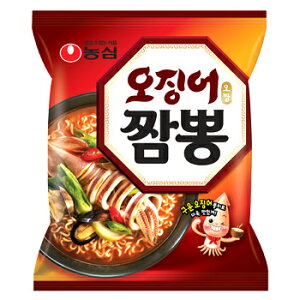 【送料無料】農心 イカ チャンポン 麺 10袋 韓国 食品 食材 料理 お土産 ラーメン 乾麺 インスタントラーメン 海鮮ラーメン