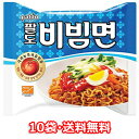 パルド ビビン麺 10袋 paldo ビビム 輸入食材 韓国食材 韓国料理 乾麺 インスタントラーメン 辛い 韓国食品 韓国ラーメン 冷やしラーメン