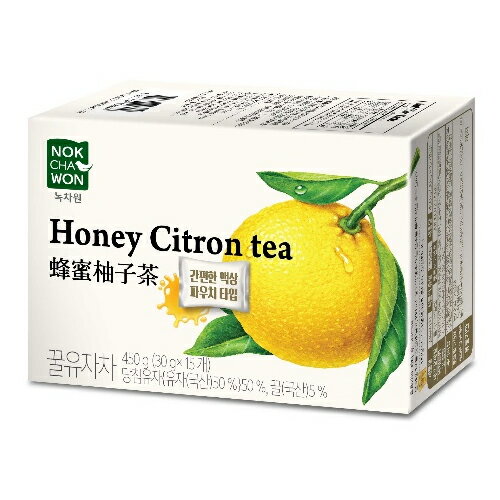 緑茶園 はちみつ ゆず茶 ゆず ティー パウチタイプ30g x 15袋 柚 韓国 食品 食材 料理 伝統茶 茶 韓国飲料 ドリンクのサムネイル
