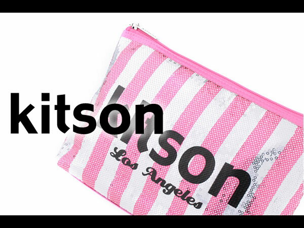キットソン コスメバッグ SEQUINS COSMETIC BAG - KITSON LOS ANG ...