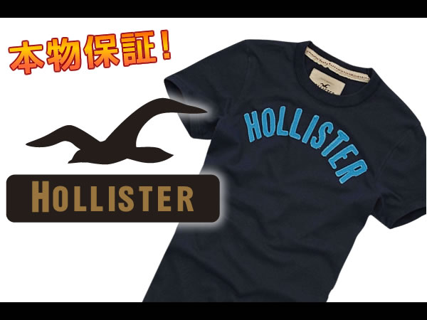 【HOLLISTER/ホリスター】(半袖Tシャツ)(アメカジ)ホリスター メンズ 半袖TシャツPOINT MUGU ネイビー (XS,S,M,L,XL)【セール】