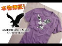 【American Eagle Outfitters/アメリカンイーグル】(半袖Tシャツ)(アメカジ)アメリカンイーグル メンズ 半袖TシャツAE EAGLE GRAPHIC T グレープ (0164-3637)(XS,S,M,L,XL)【セール】