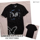 【American Eagle/アメリカンイーグル】(半袖Tシャツ)(アメカジ)アメリカンイーグル メンズ 半袖TシャツAE 77 SLUB T トゥルーブラック (0162-2004)(XS/S/M/L/XL/XXL)【セール】