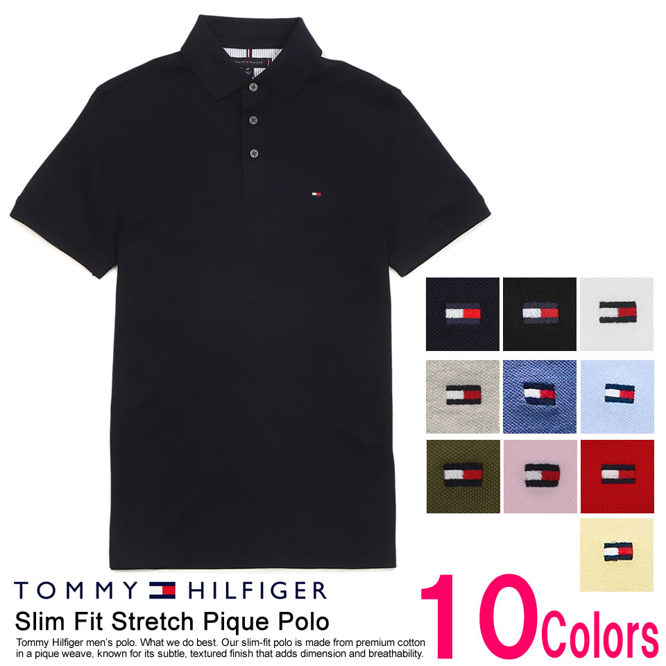 ■トミーヒルフィガー TOMMY HILFIGER 半袖 鹿の子 ポロシャツ 10色 ラッピング 無料! あす楽 3980円以上 送料無料 ! メンズ かっこいい プレゼント ギフト にも! 秋冬物 新作 入荷!