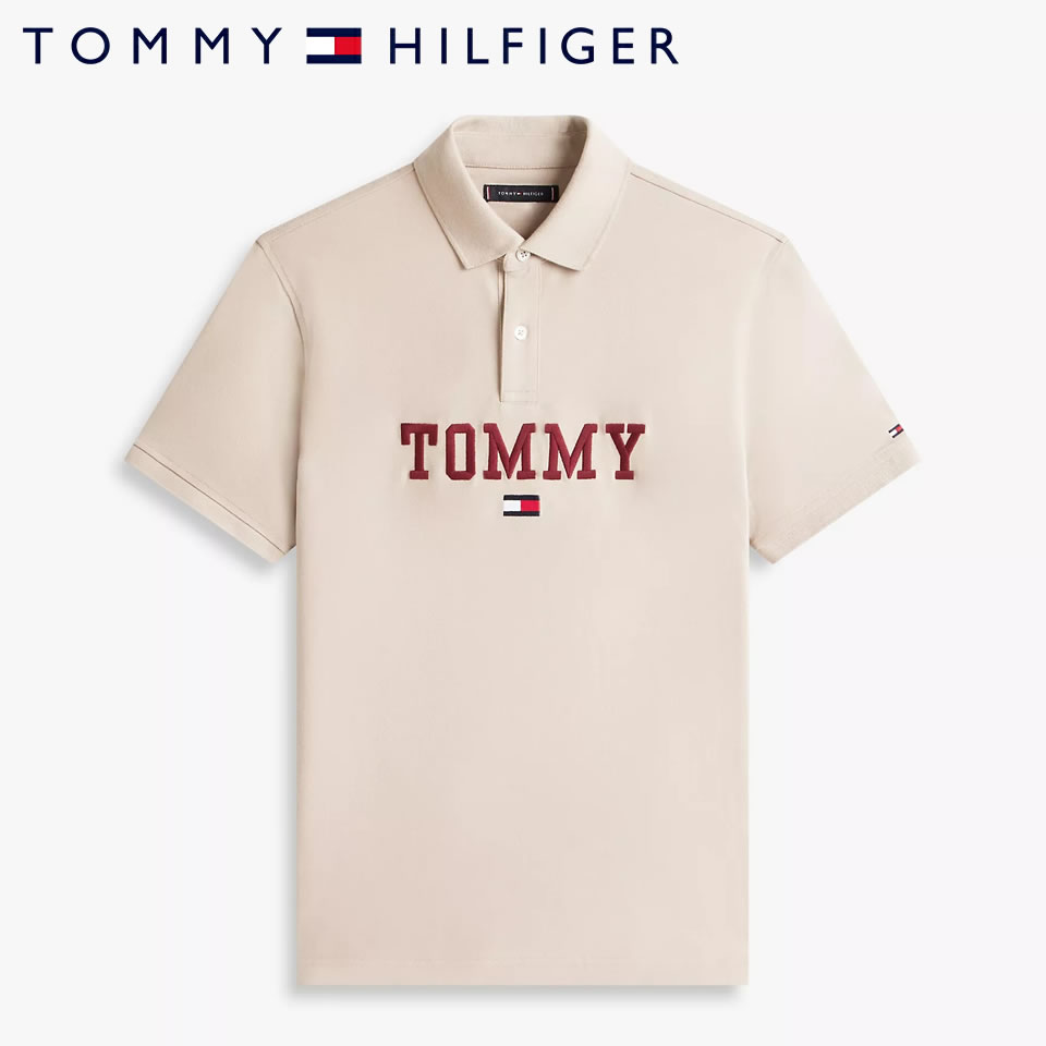 Rakuten - ■トミーヒルフィガー TOMMY HILFIGER 半袖 モノタイプ トミーロゴ ポロシャツ ストーン ラッピング 無料! あす楽 3980円以上 送料無料 ! メンズ かっこいい プレゼント ギフト にも! 秋冬物 新作 入荷!