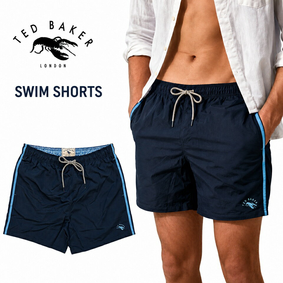 乐天商城 - TED BAKER テッドベーカー スイムウェア 水着 ワンポイント ネイビー あす楽 メンズ かっこいい ギフト にも! 大きいサイズ あり! ラッピング 無料! 新作も続々入荷中〜!