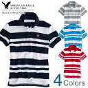 アメリカンイーグル メンズ 半袖 ポロシャツ AEO STRIPED POLO 4色 (1513-7063)お買い物マラソン 最大 ポイント 24倍 ! ラッピング 無料! あす楽 3980円以上 送料無料 ! メンズ かっこいい プレゼント ギフト にも! 秋物 新作 入荷!