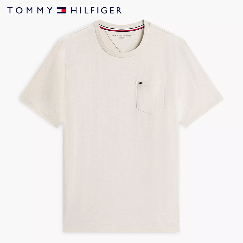 Rakuten - ■トミーヒルフィガー TOMMY HILFIGER 半袖 ポケット Tシャツ シュガーケーンヘザー ラッピング 無料! あす楽 3980円以上 送料無料 ! メンズ かっこいい プレゼント ギフト にも! 秋冬物 新作 入荷!
