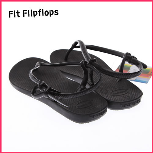 ハワイアナス レディース ビーチサンダル Fit Flipflops ブラック お買い物マラソン 最大 ポイント 24倍 ! ラッピング 無料! あす楽 3980円以上 送料無料 ! メンズ かっこいい プレゼント ギフト にも! 秋物 新作 入荷!