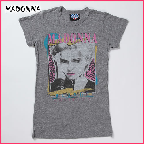 ジャンクフード レディース 半袖Tシャツ MADONNA スティール お買い物マラソン 最大 ポイント 24倍 ! ラッピング 無料! あす楽 3980円以上 送料無料 ! メンズ かっこいい プレゼント ギフト にも! 秋物 新作 入荷!