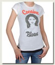 ローカルセレブリティ レディースTシャツ Cocaine Blows T-shirt ホワイト お買い物マラソン 最大 ポイント 24倍 ! ラッピング 無料! あす楽 3980円以上 送料無料 ! メンズ かっこいい プレゼント ギフト にも! 秋物 新作 入荷!