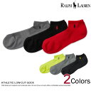 ★1足あたり494円!★3足セット ■ポロ・ラルフローレン メンズ ソックス 靴下 Athletic Low-Cut-Sock 2種 (105244206) あす楽 10800円以上 送料無料 ! メンズ かっこいい ギフト にも! 大きいサイズ あり! ラッピング 無料! 秋冬新作も続々入荷中?!