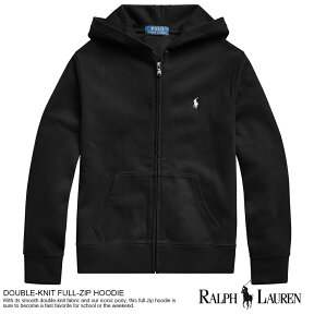 ■ポロ・ラルフローレン ボーイズ フルジップ パーカー パーカ Double-Knit Full-Zip Hoodie ブラック POLO RALPH LAUREN ギフト ラッピング 無料 ! 3980円以上 送料無料 ! 即日発送！ あす楽 メンズ かっこいい 春物 新作も続々入荷!