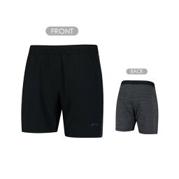 【レビュー投稿でクーポンGET】リーニン バドミントン ウェア LI-NING UNI ハーフパンツ AAPN303 2023年カタログ商品