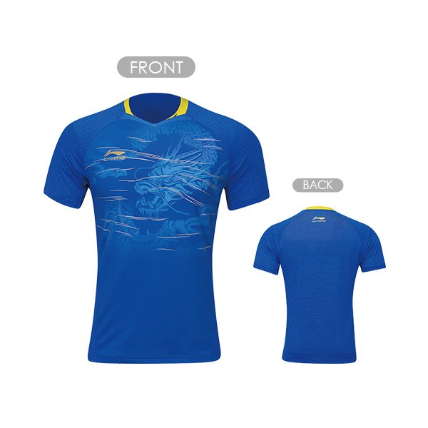 乐天商城 - 【レビュー投稿やLINE追加でクーポンGET】リーニン バドミントン ウェア LI-NING UNI ゲームシャツ AAYQ063 2023年カタログ商品