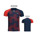 【レビュー投稿やLINE追加でクーポンGET】リーニン バドミントン ウェア LI-NING UNI ゲームシャツ AAYR197 2024年カタログ商品