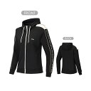 【レビュー投稿やLINE追加でクーポンGET】リーニン バドミントン ウェア LI-NING レディース ウォームアップジャケット AWDP384 2022年カタログ商品