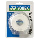 【レビュー投稿やLINE追加でクーポンGET】ヨネックス バドミントン グリップ YONEX ウェットスーパーグリップ AC102-5P ケース付き(5本入) ...