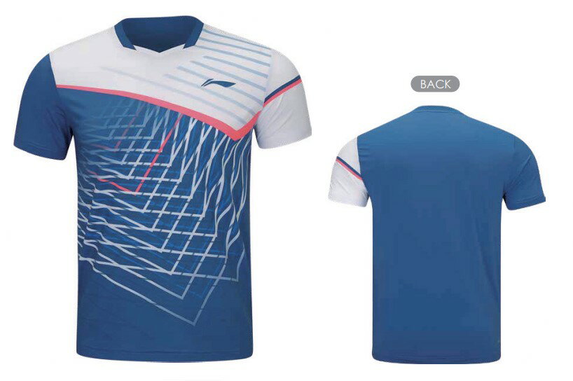 【レビュー投稿やLINE追加でクーポンGET】リーニン バドミントン ウェア LI-NING UNI ゲームシャツ AAYT023 2024年カタログ商品