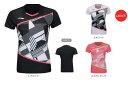 【レビュー投稿やLINE追加でクーポンGET】リーニン バドミントン ウェア LI-NING レディース ゲームシャツ AAYT066 2024年カタログ商品