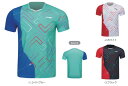 【レビュー投稿やLINE追加でクーポンGET】リーニン バドミントン ウェア LI-NING UNI ゲームシャツ AAYT067 2024年カタログ商品