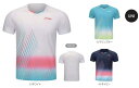 【レビュー投稿やLINE追加でクーポンGET】リーニン バドミントン ウェア LI-NING UNI ゲームシャツ AAYU143 2024年カタログ商品