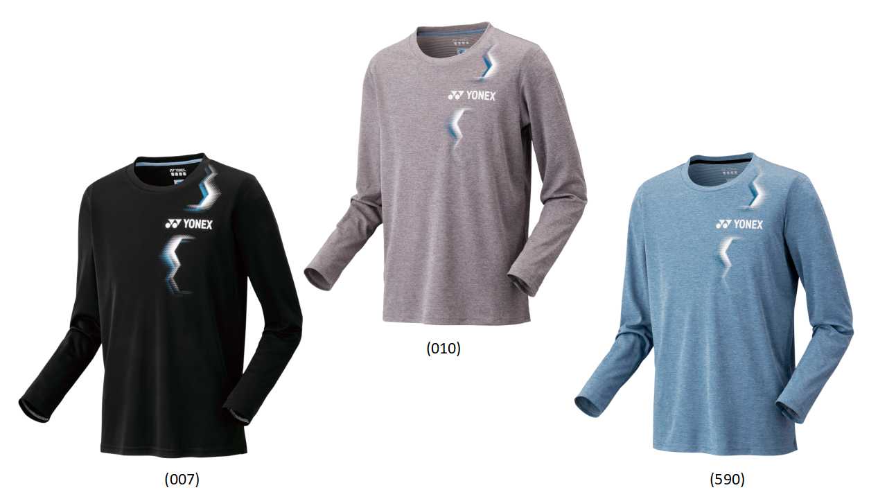 【レビュー投稿やLINE追加でクーポンGET】ヨネックス バドミントン ウェア YONEX UNI ロングスリーブTシャツ(フィットスタイル) 16807 2025SS 2025春夏カタログ商品
