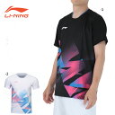 【レビュー投稿やLINE追加でクーポンGET】リーニン バドミントン ウェア LI-NING UNI ゲームシャツ AAYU233 2025年カタログ商品
