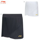 【レビュー投稿やLINE追加でクーポンGET】リーニン バドミントン ウェア LI-NING レディース ゲームスカート ASKU214 2025年カタログ商品