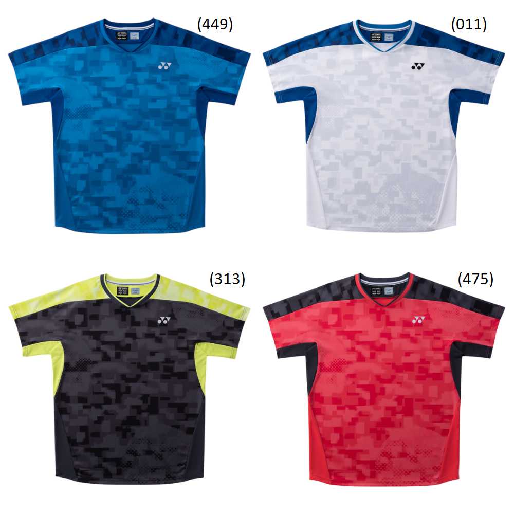 【レビュー投稿やLINE追加でクーポンGET】ヨネックス バドミントン ウェア YONEX MEN ゲームシャツ(フィットスタイル) 10754 日本代表着用モデル 2026SS 2026春夏カタログ商品