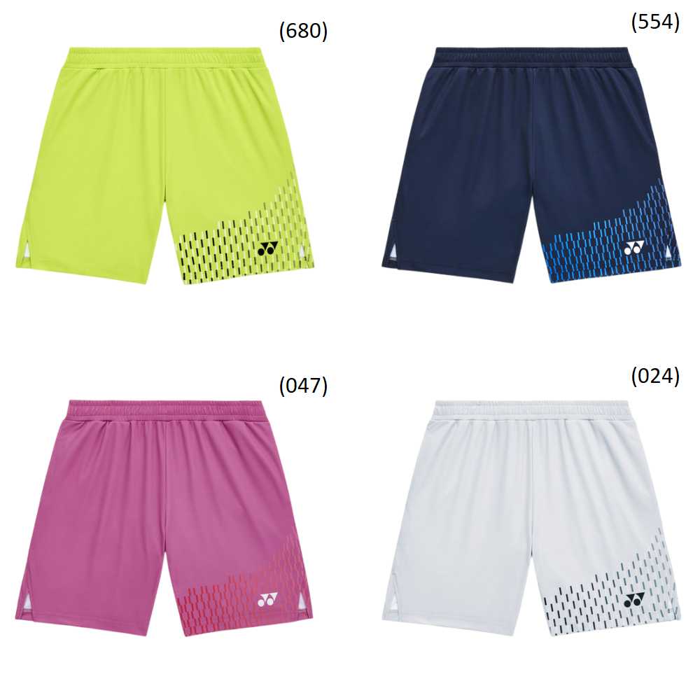 【レビュー投稿やLINE追加でクーポンGET】ヨネックス バドミントン ウェア YONEX MEN ニットハーフパンツ 15241 2026SS 2026春夏カタログ商品