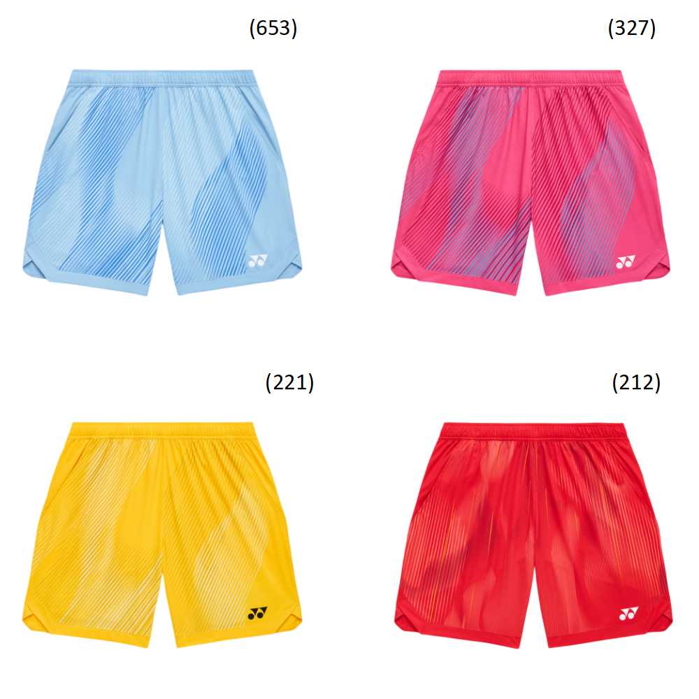 【レビュー投稿やLINE追加でクーポンGET】ヨネックス バドミントン ウェア YONEX MEN ニットハーフパンツ 15250 中国代表着用モデル 2026SS 2026春夏カタログ商品
