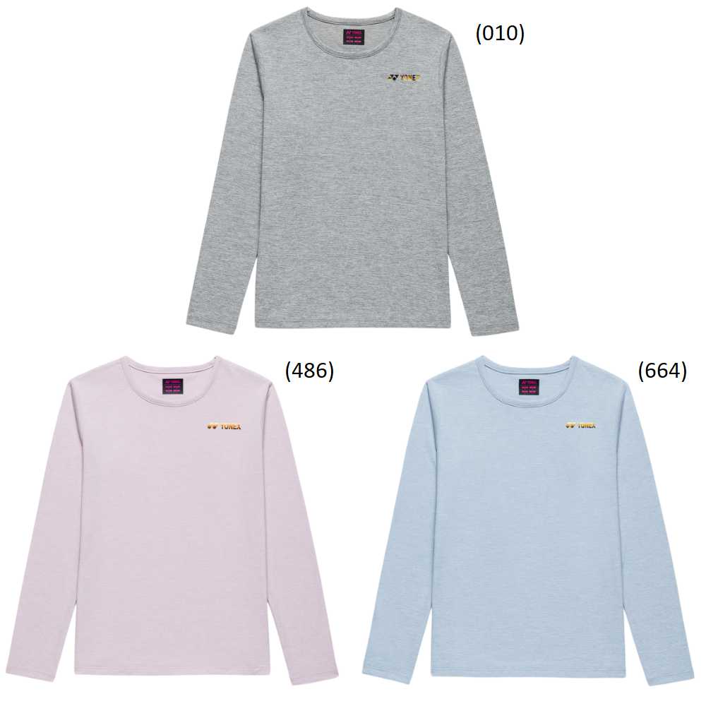 【レビュー投稿やLINE追加でクーポンGET】ヨネックス バドミントン ウェア YONEX WOMEN ロングスリーブTシャツ 16885 2026SS 2026春夏カタログ商品