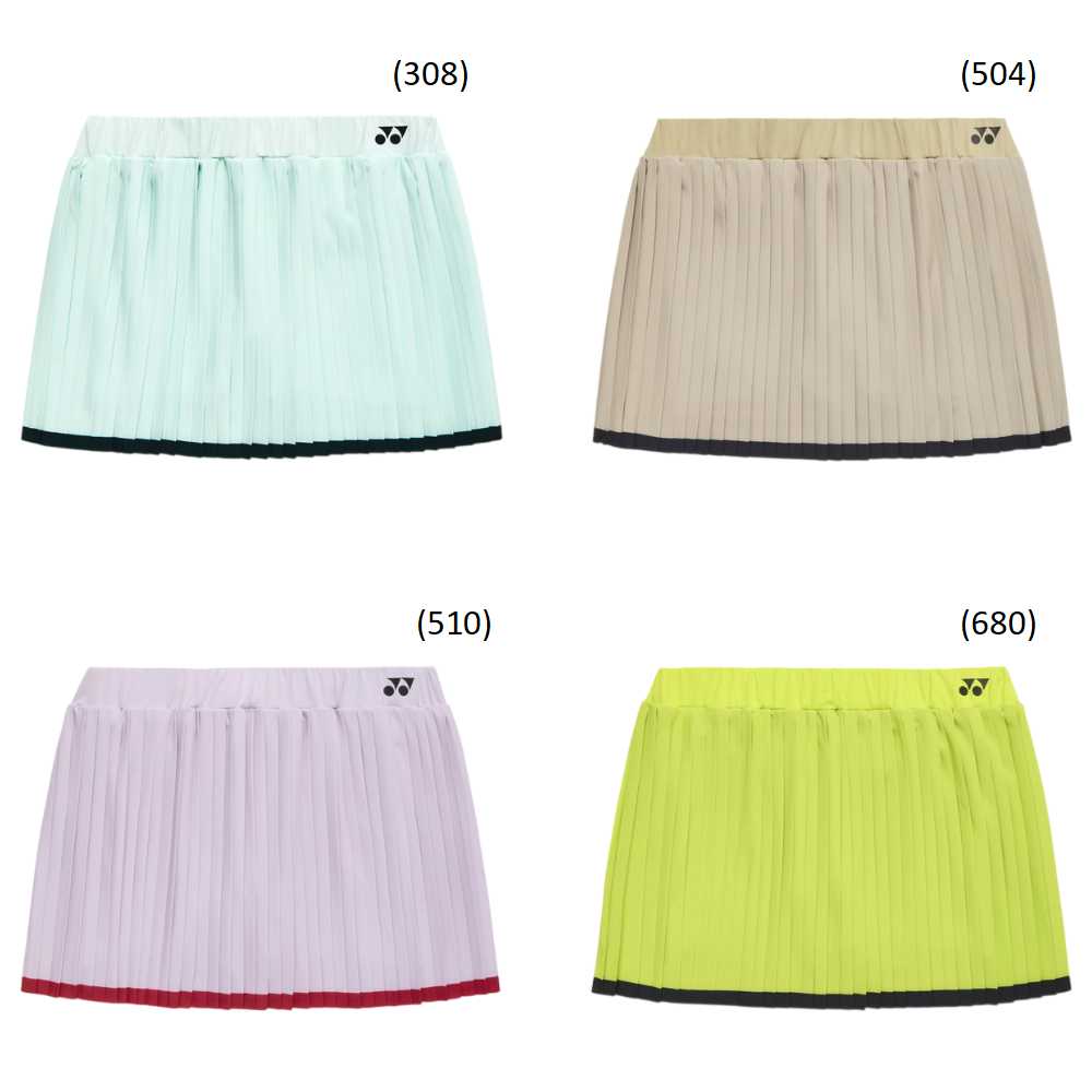 【レビュー投稿やLINE追加でクーポンGET】ヨネックス ソフトテニス テニス ウェア YONEX WOMEN スカート(インナースパッツ付) 26187 2026SS 2026春夏カタログ商品