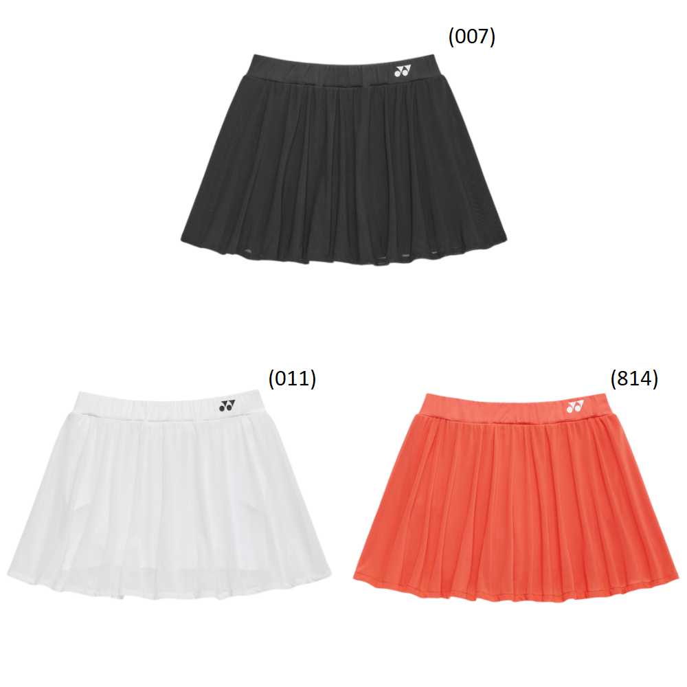 【レビュー投稿やLINE追加でクーポンGET】ヨネックス ソフトテニス テニス ウェア YONEX WOMEN スカート(インナースパッツ付) 26190 2026SS 2026春夏カタログ商品
