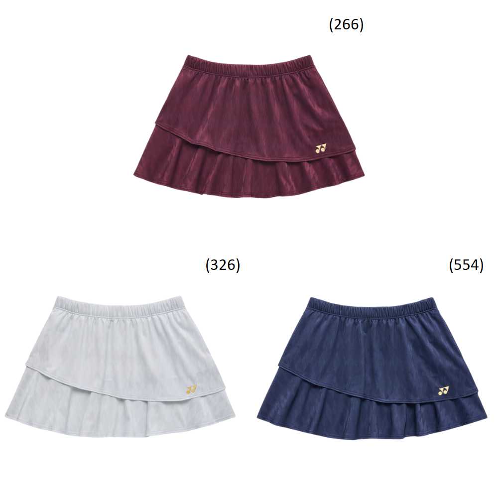 【レビュー投稿やLINE追加でクーポンGET】ヨネックス ソフトテニス テニス ウェア YONEX WOMEN スカート 26199 2026SS 2026春夏カタログ商品
