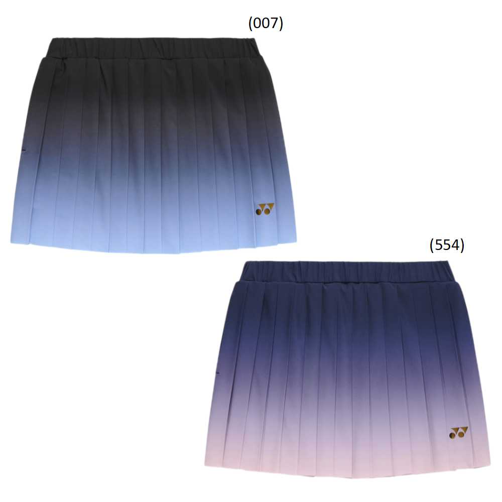 【レビュー投稿やLINE追加でクーポンGET】ヨネックス バドミントン ウェア YONEX WOMEN スカート 26205 2026SS 2026春夏カタログ商品