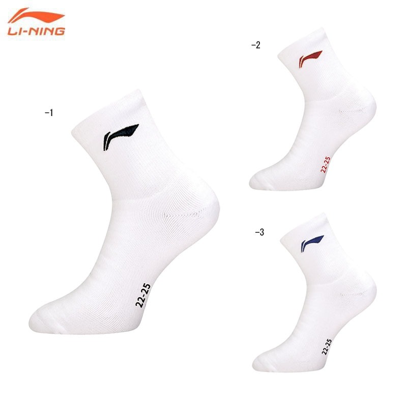 樂天商城 - 【レビュー投稿やLINE追加でクーポンGET】リーニン バドミントン ソックス LI-NING レディース スポーツソックス AWSU060 2026年カタログ商品