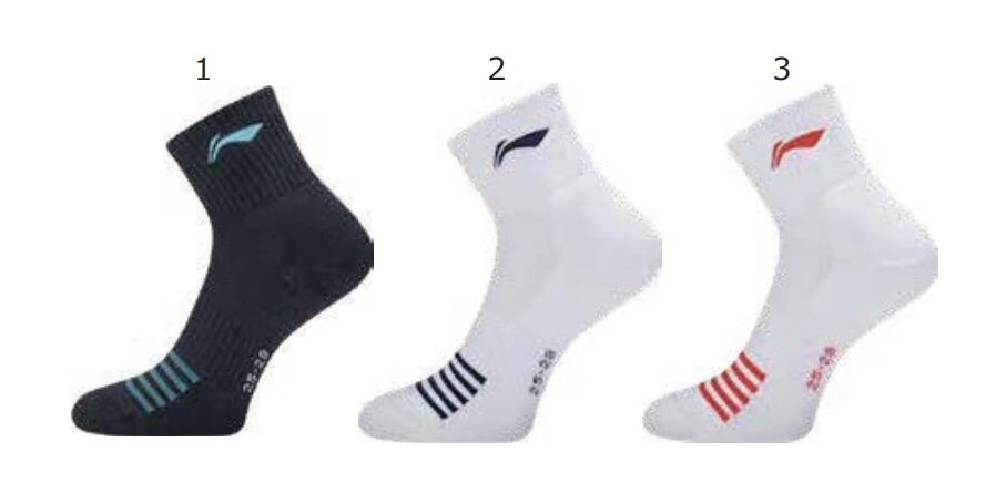 乐天商城 - 【レビュー投稿やLINE追加でクーポンGET】リーニン バドミントン ソックス LI-NING UNI スポーツソックス AWSV163 2026年カタログ商品