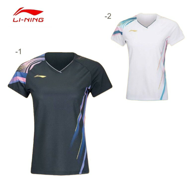 Rakuten - 【レビュー投稿やLINE追加でクーポンGET】リーニン バドミントン ウェア LI-NING レディース ゲームシャツ AAYV146 2026年カタログ商品