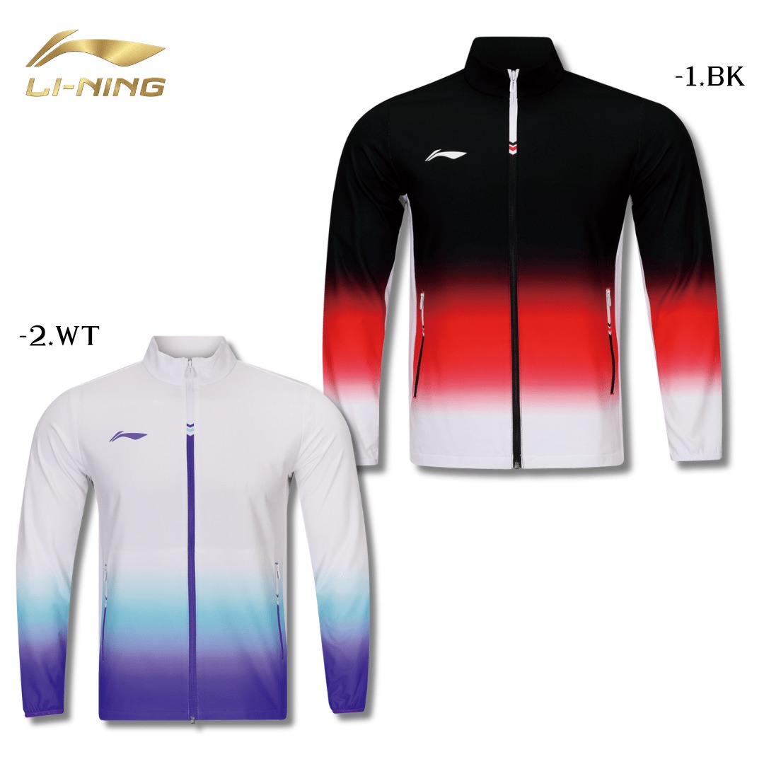 【レビュー投稿やLINE追加でクーポンGET】リーニン バドミントン ウェア LI-NING UNI ウォームアップジャケット AYYW015 2026年カタログ商品