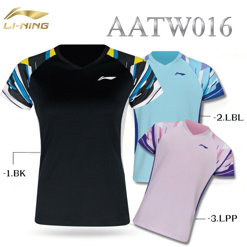 【レビュー投稿やLINE追加でクーポンGET】リーニン バドミントン ウェア LI-NING レディース ゲームシャツ AATW016 2026年カタログ商品
